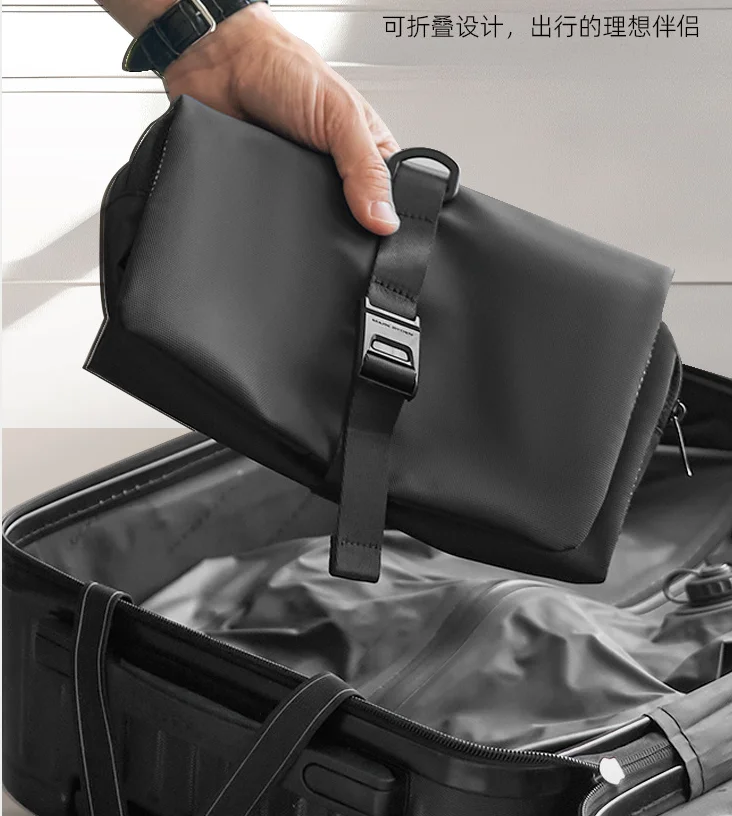 Toiletry bag for men on business trips Wet-Dry Separate Toiletry Bag with Toothbrush Holder For Daily Bolsa de viaje para hombre