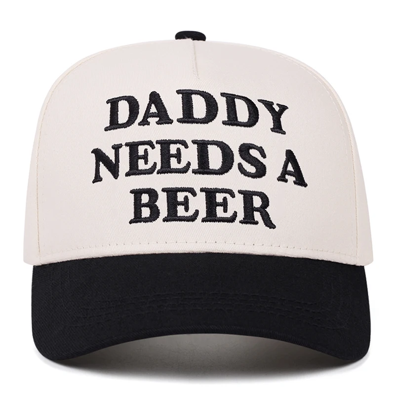 2026 New Fashion Baseball Hat Letter DADDY Embroidered Skateboard Hat Daily Leisure Decoration Sunshade Hat Unisex Hip Hop Hat