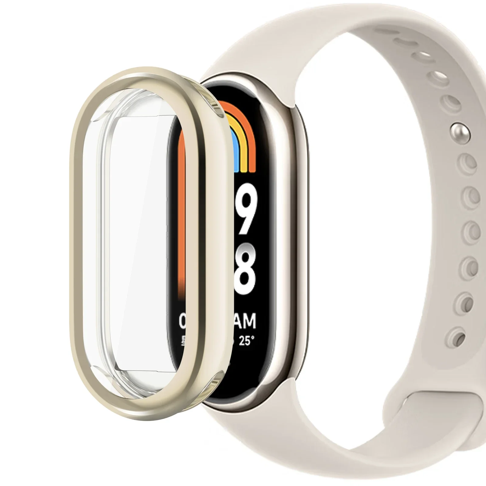 Full-Cover TPU Screen Protector Case Accessories for Xiaomi Smart Band 11 / 11 NFC / Miband 11 Ceramic