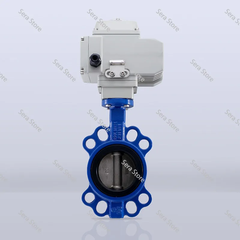 Electric for Flange Butterfly Valve D971X-16 Clamp Soft Seal Water Valve Actuator Valve DN50 65 80 200