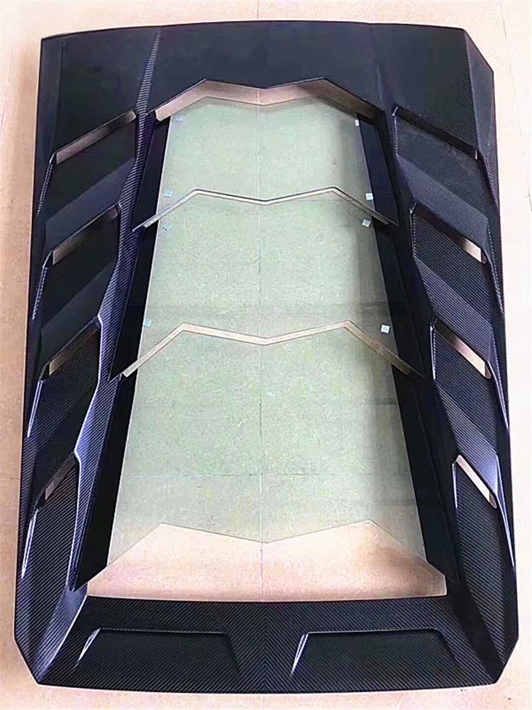 For  Huracan LP580 LP610 Upgrade M Style Carbon Fiber Transparent Bonnet Hood