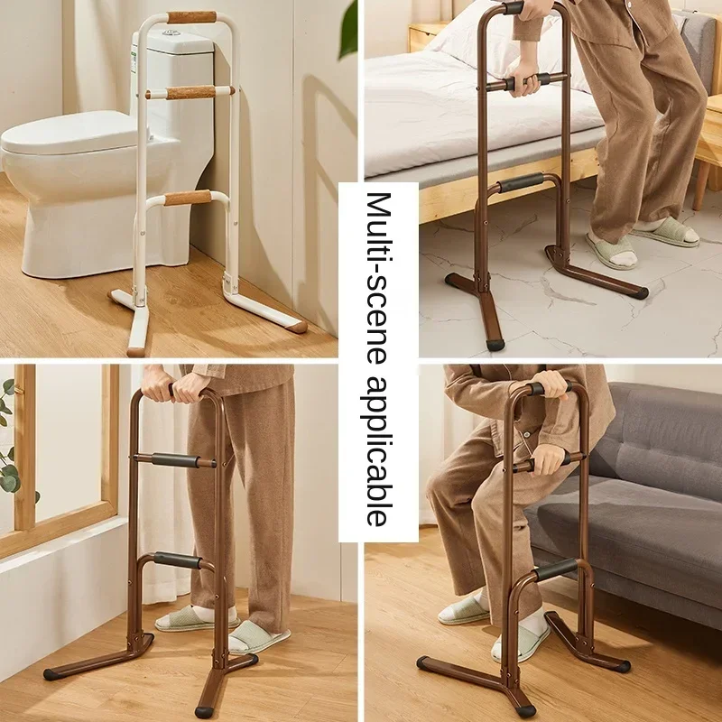 Mains courantes de lit pour se lever en toute sécurité, pas de poinçonnage, dispositif d'assistance de garde-corps de chevet, support de barres d'appui HOToilet, accessoires pour handicapés