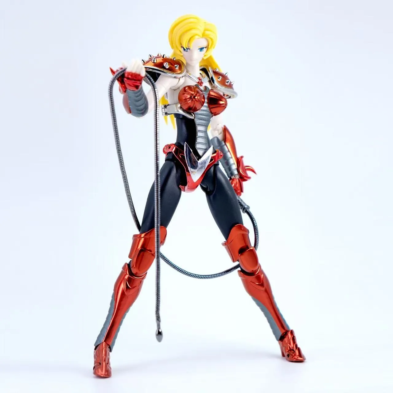 ฟิกเกอร์สะสม โทนี่ ไนท์ ซีเอ็นเอ็ม รุ่น Myth Cloth Ex Red Variant Chameleon Junebronze Knights Of The Zodiac ของเล่นสะสม ของขวัญ