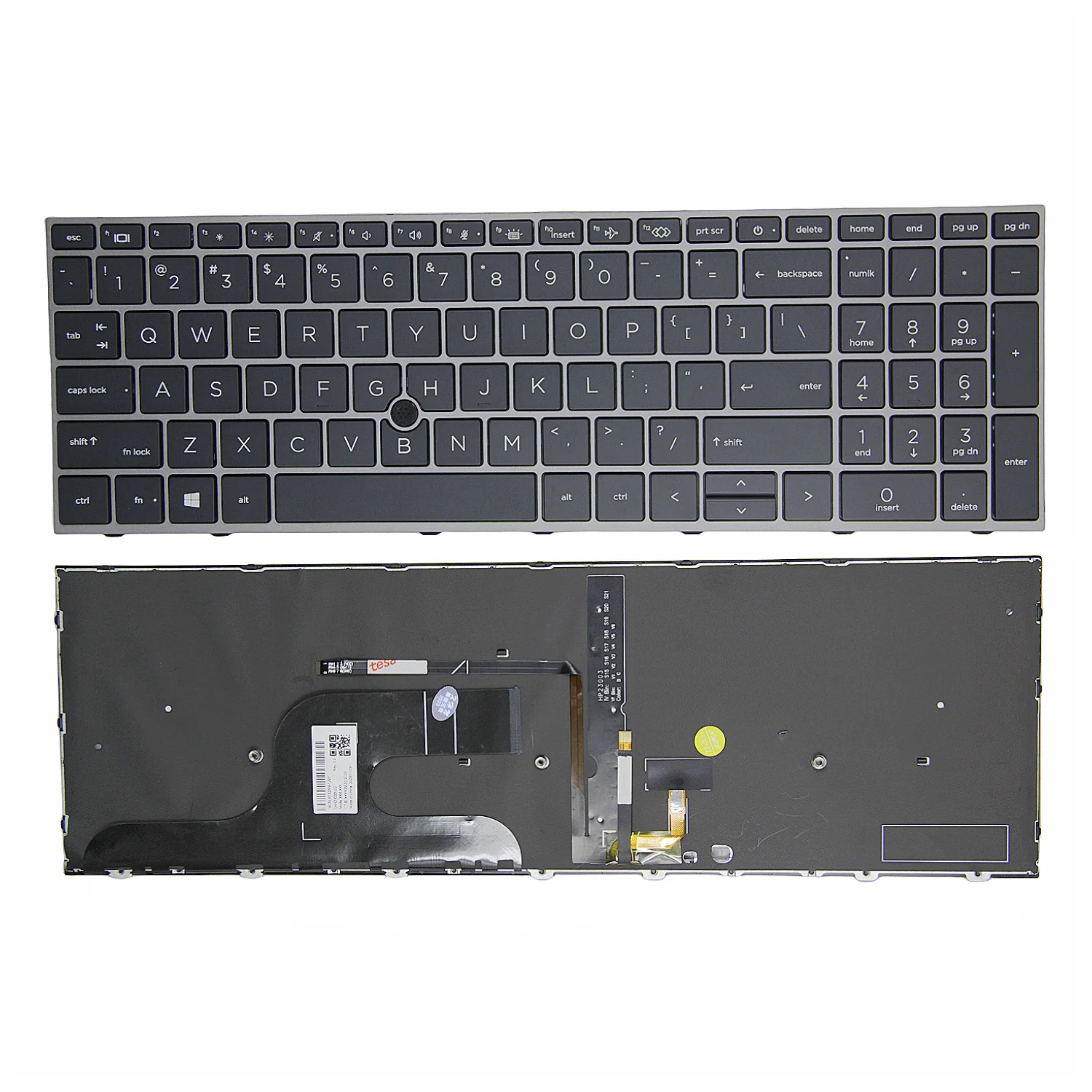 100%New US/France/Spain For HP Elitebook Zbook Fury 15 G7 Zbook 15 G8 Zbook Firefly 15 G7 15 G8 Backlit Laptop Keyboard