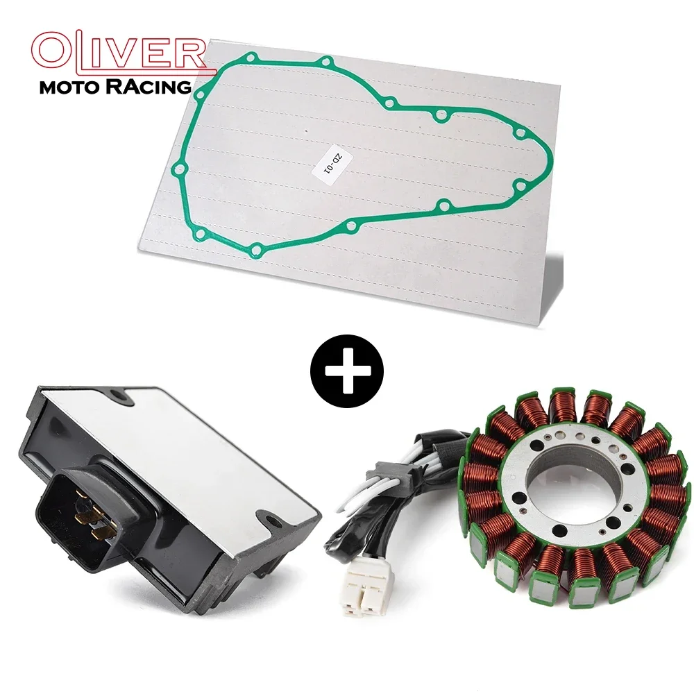 

Regulator Magneto Stator Coil Gasket Kit for Kawasaki Versys 650 KLE650 Ninja 650 ABS EX650 Z650 ER650 EN650 VULCAN 650 650S
