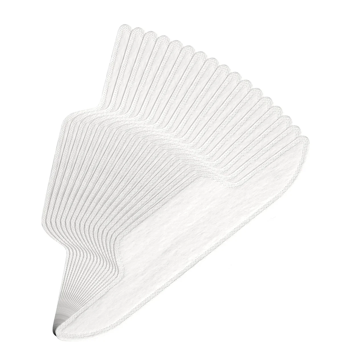 NEW 100 Pcs Hat Sweat Liner Golf Absorbent Sweat Pad Odor Soft Hat Sweat Protector Disposable Hard Hat Sweatband