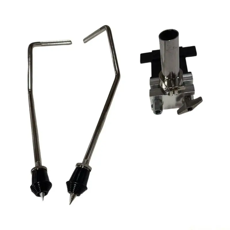 31BE Metal Floor Drum Conversion Set with Support Leg Hardware and Pedal Mounting Bracket for a Bass Drum Configuration