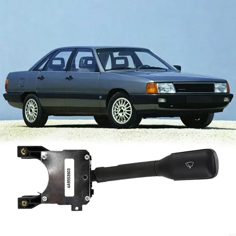 M76E Windshield Wiper Washer Control Lever Assembly with 4A9953503 Reference Number, Lever Unit with Mounting Plate Layout for