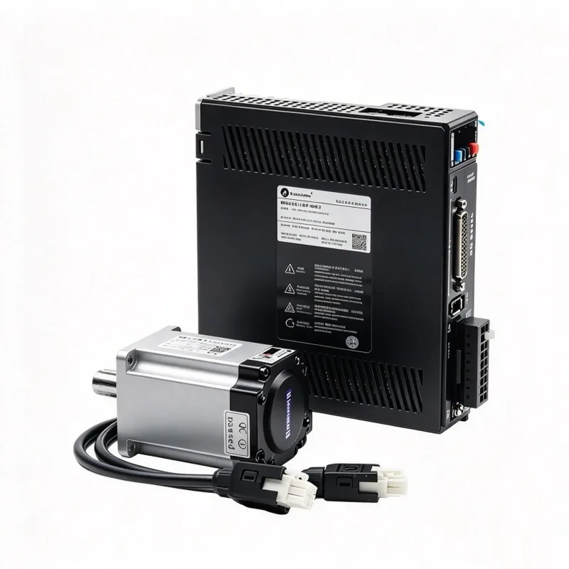 400W AC servo motor driver set rated speed 3500 r/min 60mm flange rated torque 1.27N·m Drive motor encoder line Power line