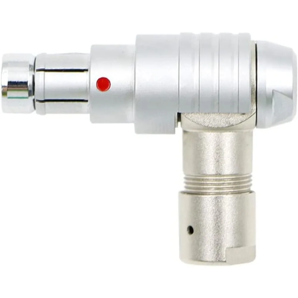 Alvin’s Cables Fischer 3 Pin Male Right Angle Connector S102 for ARRI Alexa, RED DSMC2, for Sony Venice RS 3 Pin Plug