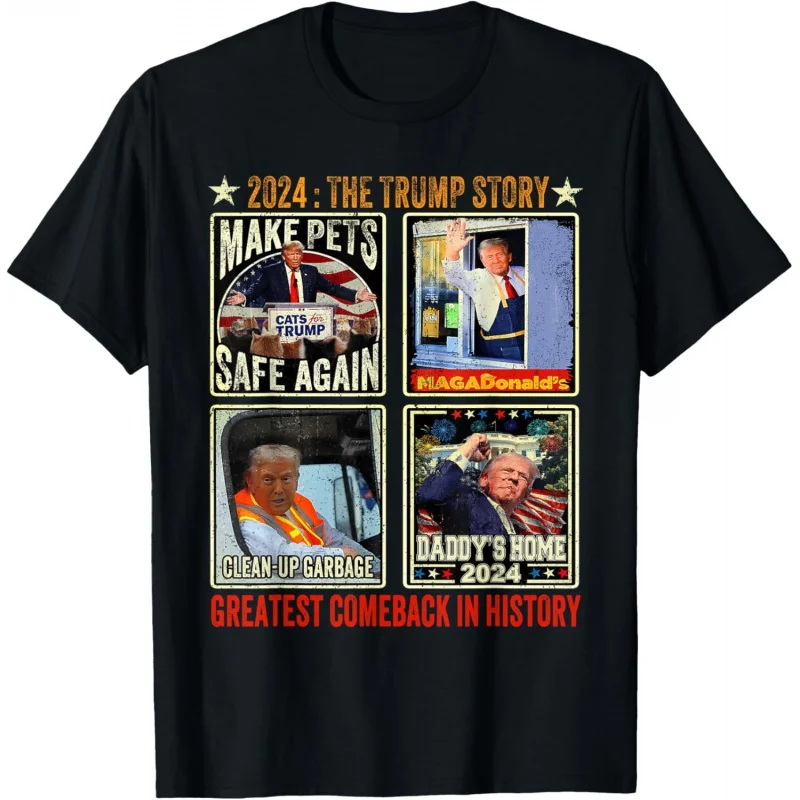 Victory TRUMP President 2024 GREATEST COMEBACK Inauguration T-Shirt