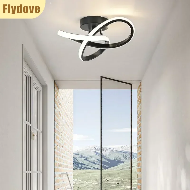 

Modern Minimalist LED Corridor Ceiling Light Creative Hotel Corridor Dressing Room Interior Decoration Line Small Pendant Light