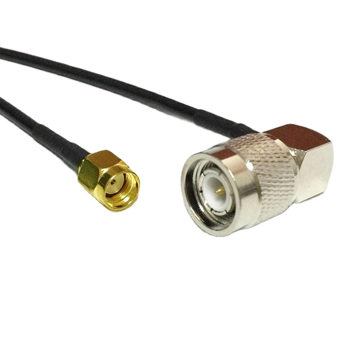 Wireless Modem Cable RP SMA Plug To TNC Male 90 Degree Pigtail Adapter RG174 20cm 8