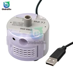 SMA-800 USB 워터 펌프 미니 DIY 고양이 애완 동물 마시는 분수 필터 저소음 브러시리스 모터 잠수정 펌프 DC 5V/1A 40cm 160L