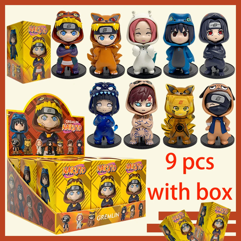 

Новая фигурка Наруто Q-версии, костюм для косплея, Наруто Какаши Ниши Юшибо, аниме, фигурка, модель, орнамент, детская игрушка в подарок