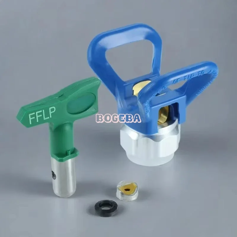 LP Set Airless Tips Nozzle 1-5 Series suit Low Pressure With 7/8 Nozzle Guard For Wagner Airless Paint Spray Sprayer Gun tools