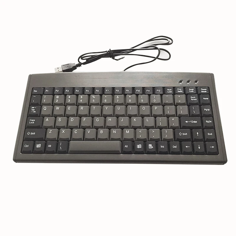 Wired Keyboard Notebook Industrial USB/PS2 Connect Office Game Bank Supermarket Industrial Keyboard