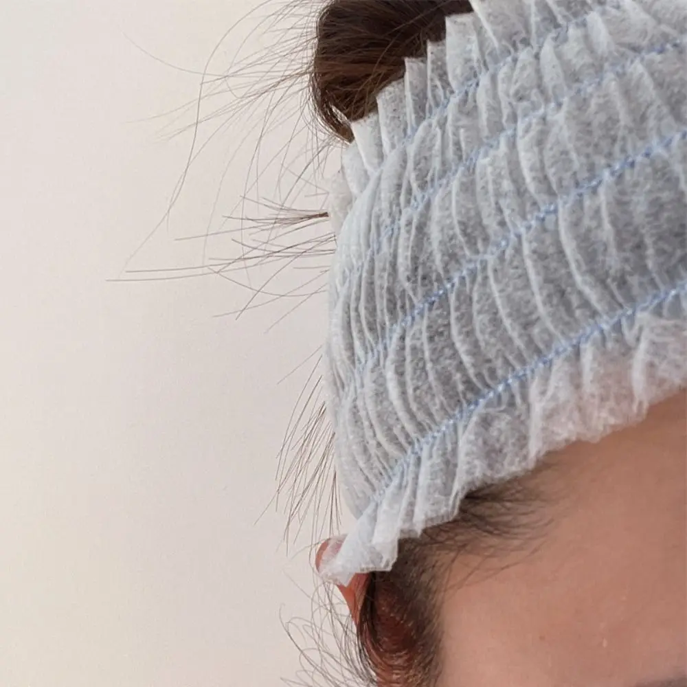 Новая одноразовая шапочка для душа, нетканые эластичные повязки на голову, прививка ресниц, аксессуары для спа-ресниц, принадлежности для ванной комнаты, парикмахерская