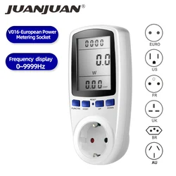 Digital Spannung Volt Wattmeter Power Analyzer Elektronische Meter Energy Meter Automatische Power Schalter US EU UK AU Stecker