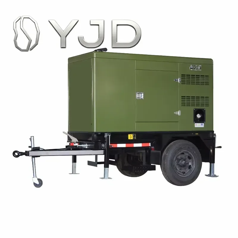 Hot Sale High Quality Engine Portable Power Generator AOSIF Trailer Type Box Trailer 20kva -250kva Soundproof