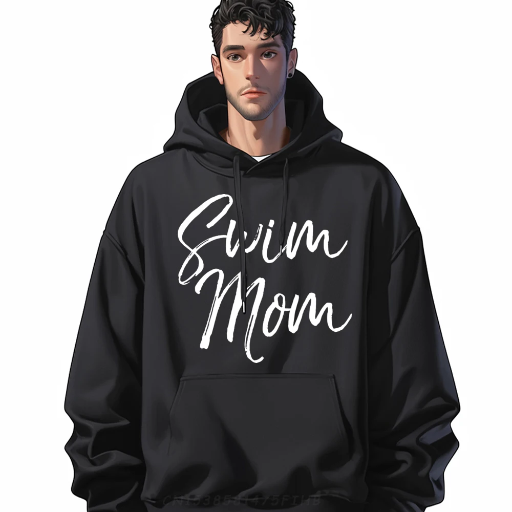 

Cute Swimming Mother Day For Female Special Slogan Hoodies O Neck Christmas Hoodies Casual Long Sleeve Hoodies