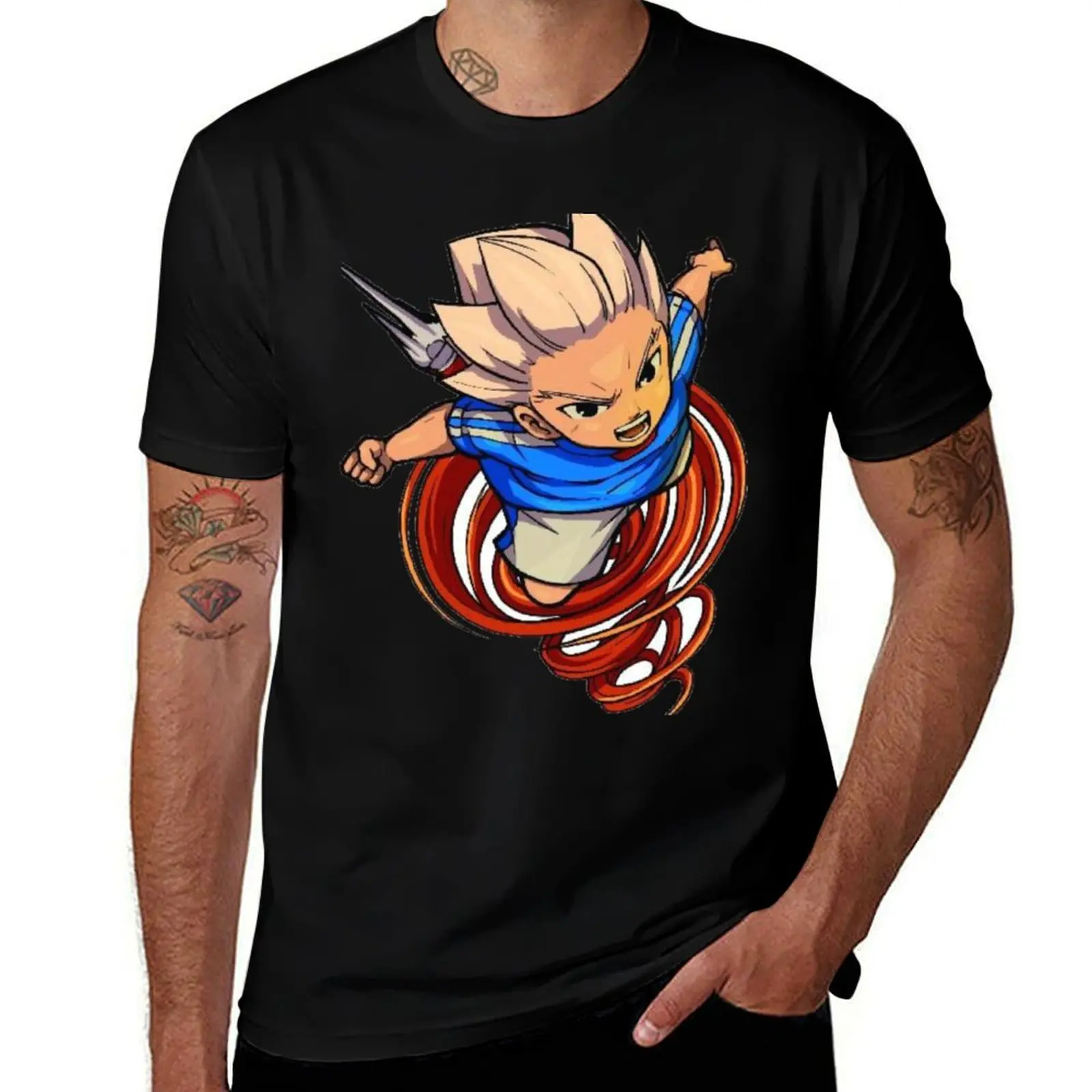 Inazuma Eleven : Axel Blaze (gouenji) fanart ! T-Shirt Casual Light Summer Short Sleeve Top T-Shirt