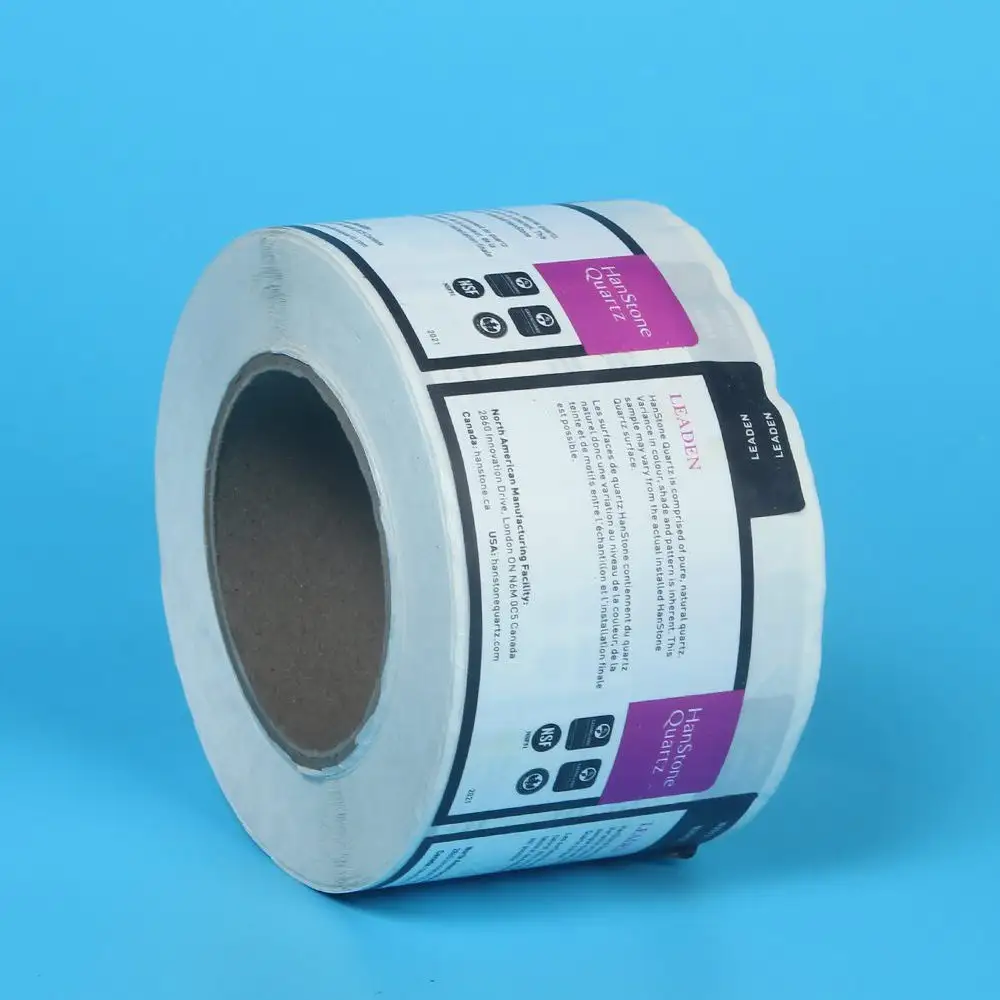 Customized Matte Waterproof Vinyl Labels Outdoor PVC Advertising Decoration Color Adhesive Stickers