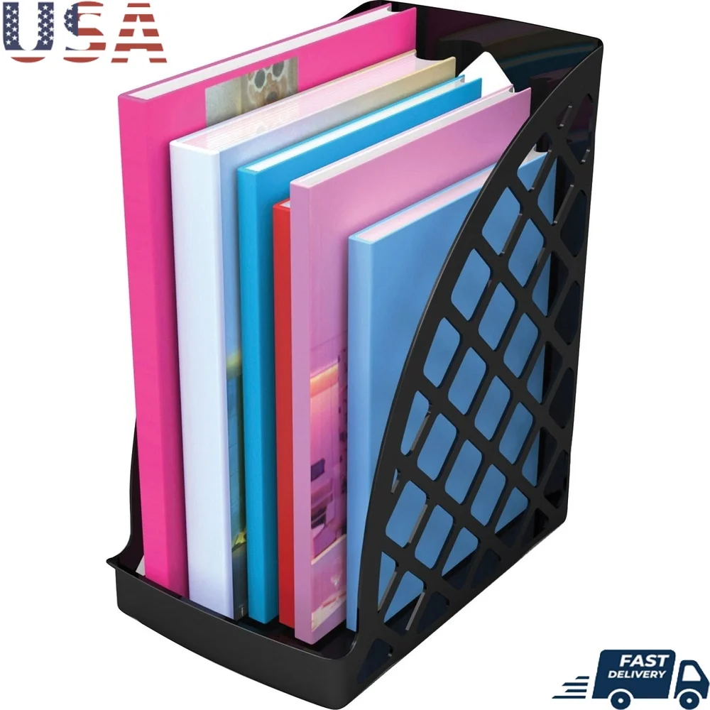 

Sustainable Jumbo Magazine File Eco-Friendly Organizer Sturdy Design Office Home Desk Storage Binders Brochures Files