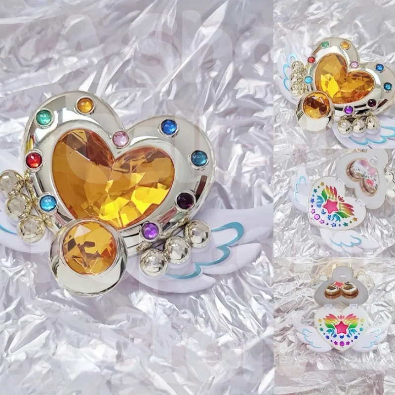 Auf Lager Bandai Original Sailor Moon Anime Figur Proplica Crystal Star Cosmic Heurt Compact Action Figur Spielzeug Geschenk