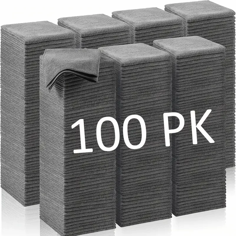Thicken Microfiber Cleaning Cloths Lint Free Motorcycle Cleaning Towel Cloths Reusable Cleaning Towels Absorbent for Car Window