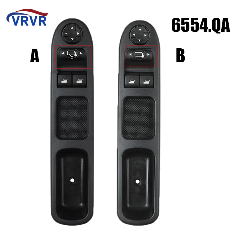 9654859677 6554.QA Auto Accessories 6554QA 13 Pins Power Window Master Switch ControL Button For Peugeot 207 207SW 207CC