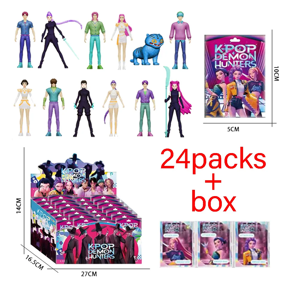 Dem on Hunter Kawaii Girl Group شخصيات قابلة للجمع حقيبة قطيفة لعبة Rumi Mira Zoey Jinu 2-4.5 بوصة لعبة لينة للحفلات فيستا