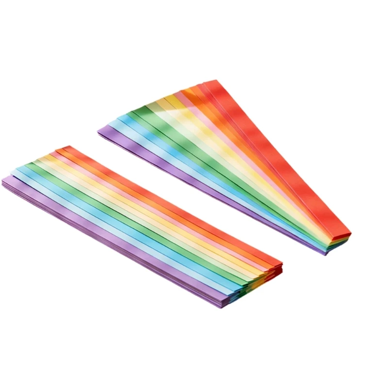  300PCS Colorful Handmade Cardboard Strips Perfect for Creative Crafts and Decors