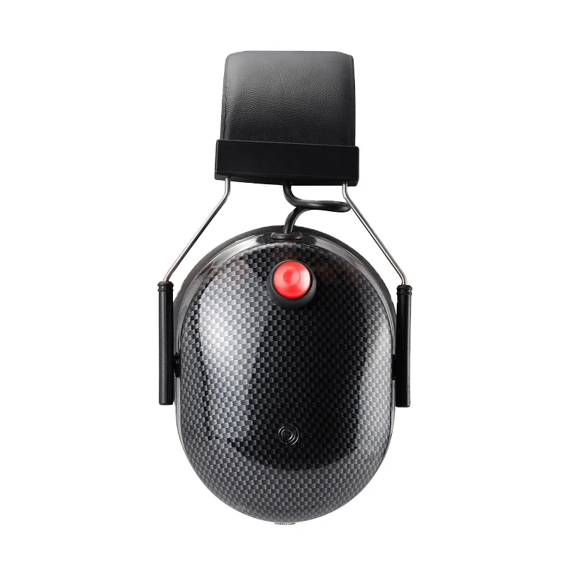 Dual Earmuff Two-Way Radio Noise Cancelling Headset 4PTT and 5 Pin XLR Quick Connect Jack Accessories