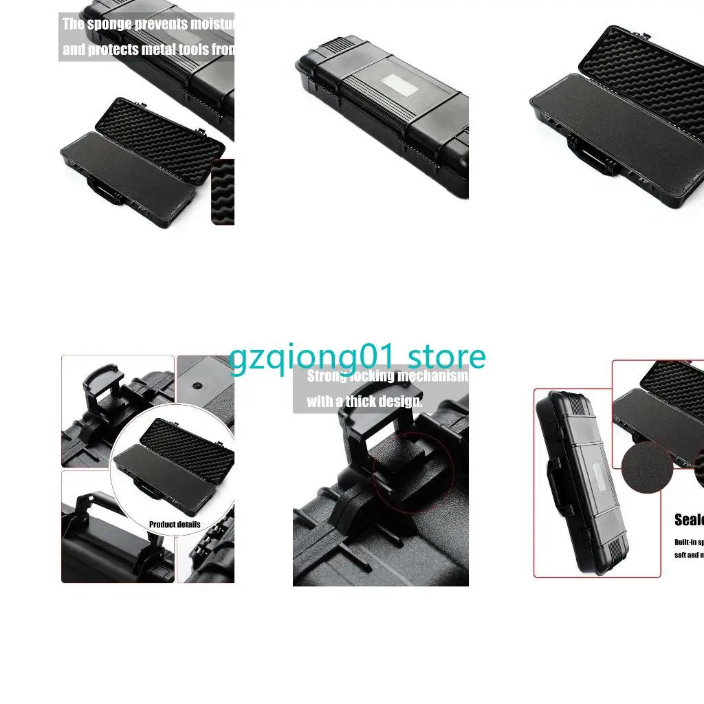 

K3NA Reliable Moisture Proof Tool Box 545x210x105mm for Secure Storage and Transport