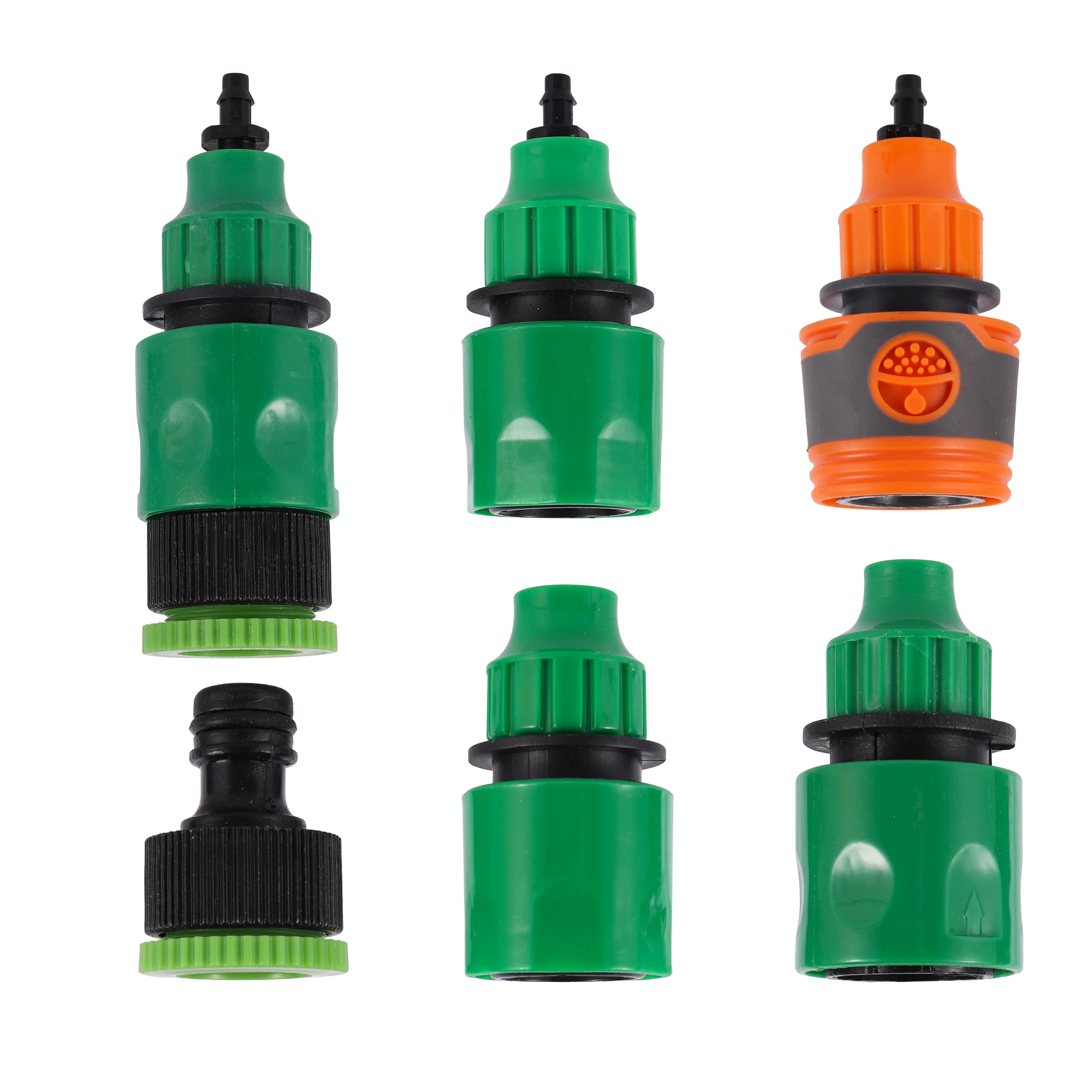 

4/7mm 8/11mm Hose Quick Connector Adapter Garden Hose Irrigation Connector 1/2 to 3/4 Thread Nipple Connector Drip Irrigation