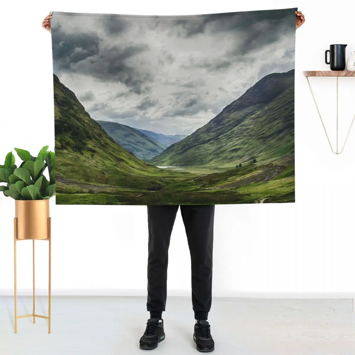 Road to Glencoe Throw Blanket for babies Multi-Purpose Heavy Decorative Sofa heavy to sleep Luxury Throw Blankets
