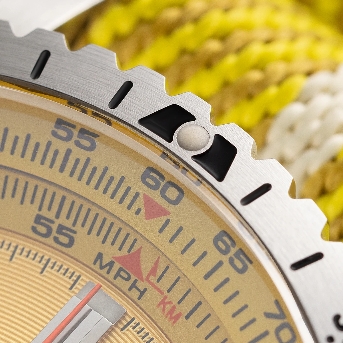BERNY Chronographen-Uhren für Herren, superleuchtende, multifunktionale Quarz-Herrenuhr mit Datum, Saphir-Nylonarmband – Detail 9
