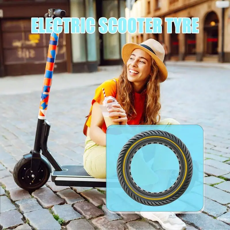 Reifen ersatz Elektro roller 8,5 Zoll Gummi Ersatz reifen für Elektro roller Vorder-/Hinterreifen ohne Inflation E-Scooter