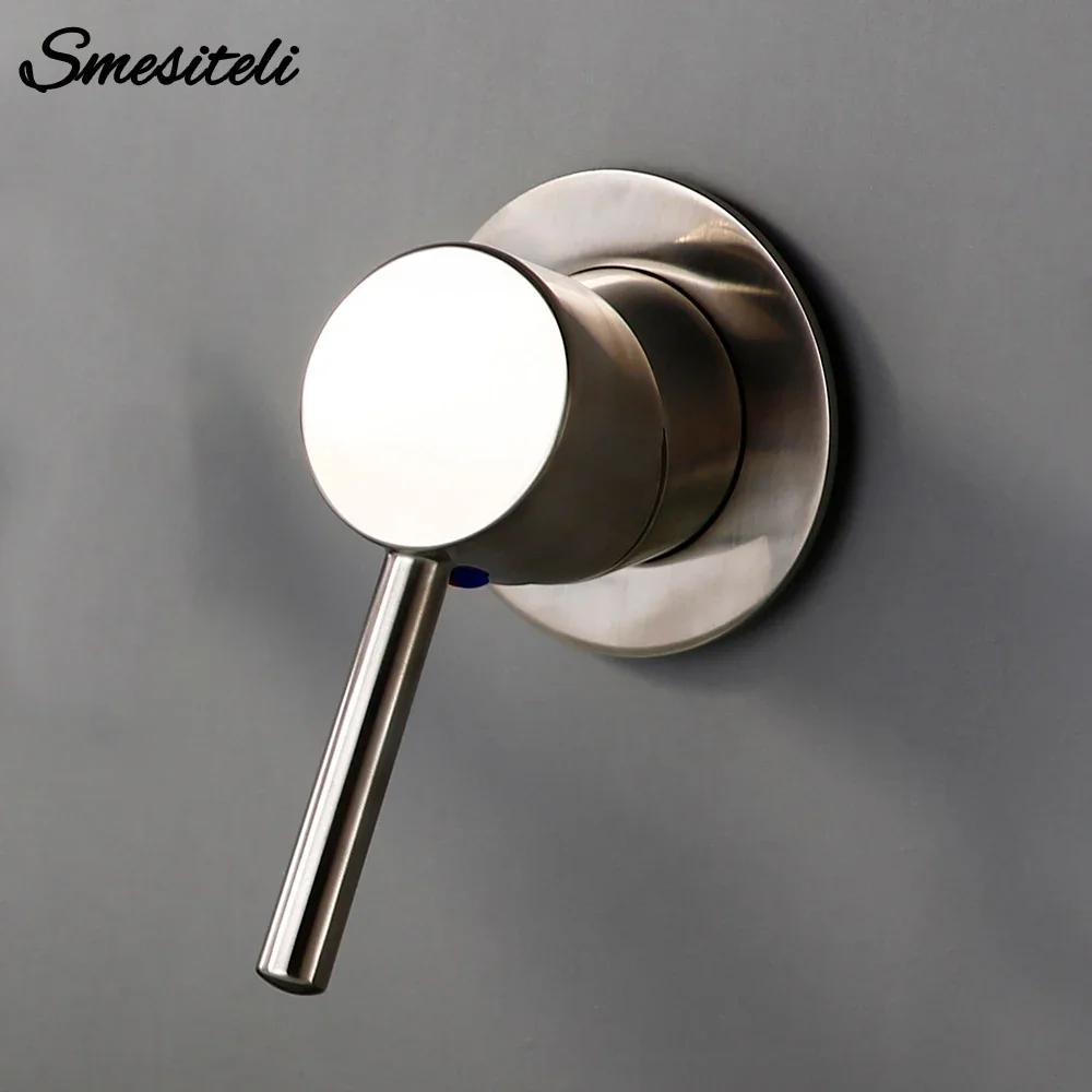 

Bathroom Mixer Sink Tap Basin Faucet Vanity Water Tapware Smesiteli Brass Balck Gold Chrome Wall Mounted Hot Cold Control Valve
