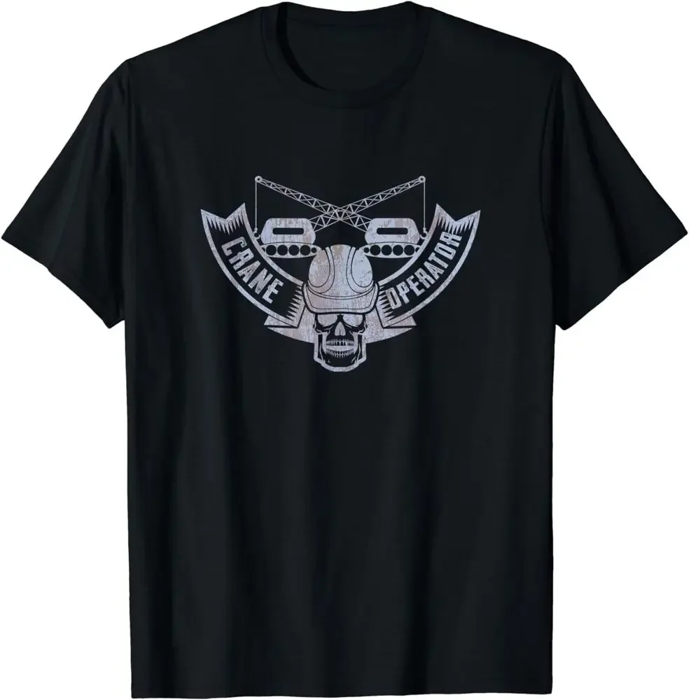 

Crossing Swords For A Living Crane Operator Tee T-Shirt High Quality 100%Cotton Short Sleeve