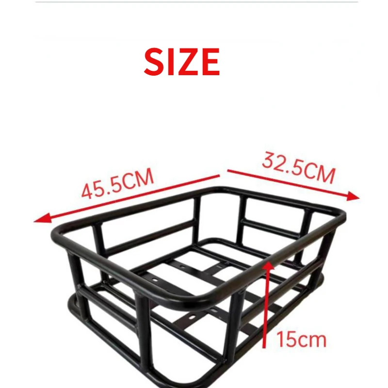 Cestino per ripiano posteriore per bicicletta scatola da asporto portapacchi fisso cestino portaoggetti posteriore per Mountain Bike ingrandito e