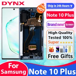 Super Amoled Screen for Samsung Galaxy Note10+ Lcd Display Digital Touch Screen with Frame for Samsung Note 10 Plus N975F/DS