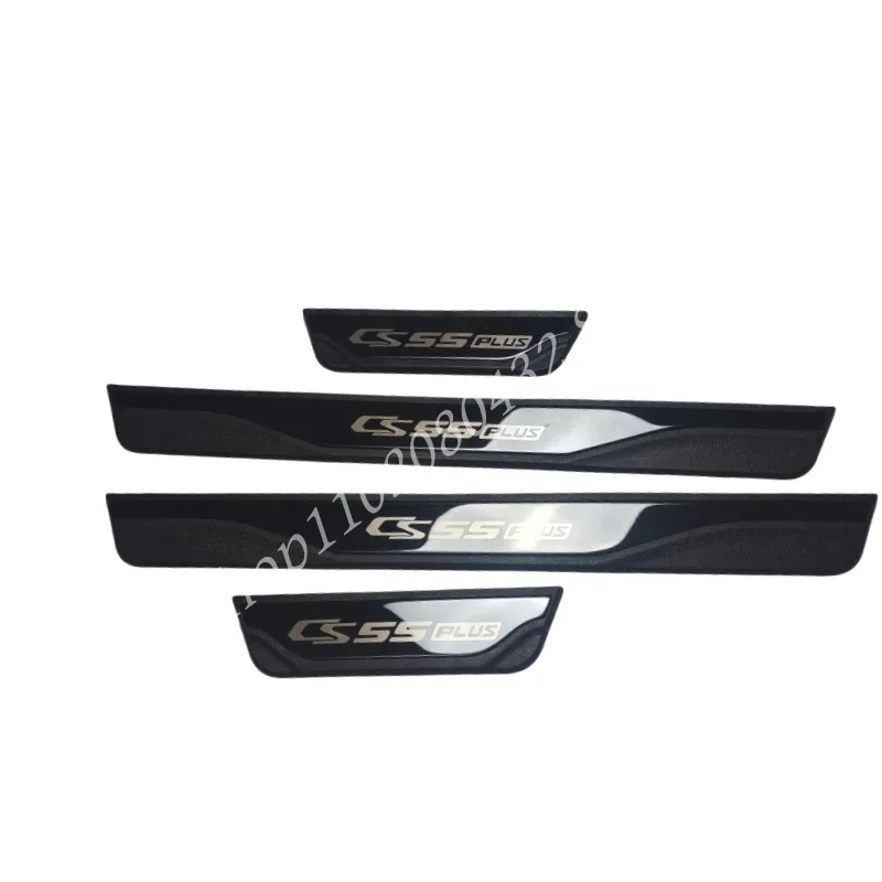 For CHANGAN CS55 PLUS 2022 2021 2023 Door Sill Scuff Plate Welcome Pedal Stainless Steel Protector Car Styling Car Accessories