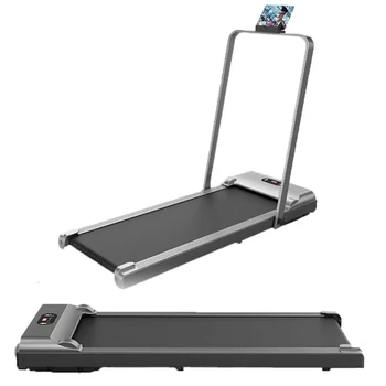 Household Flat Treadmill Indoor Mini Folding Silent Electric Shock-absorbed Flat…
