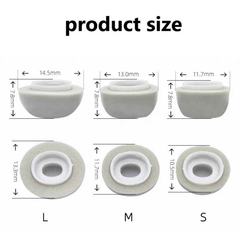 Thay Thế Tai Nghe Tai Nghe Nhét Tai Tai Nghe Nhét Tai Rung Mềm 3 Mút Giảm Tiếng Ồn Tai Nghe Nhét Tai Cho Airpods Pro Tai Nghe