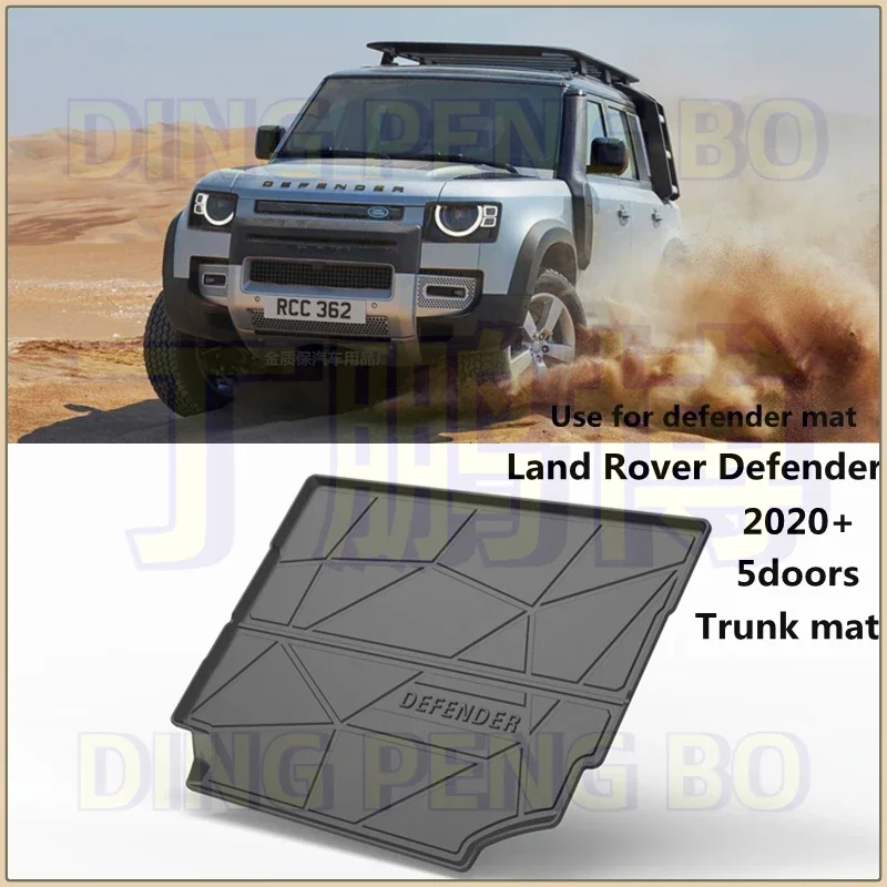 Use for Land Rover Defender 110 Trunk Mats Customized Car Rear Trunk Storage Mat Cargo Tray Trunk Waterproof Protective Pads Mat