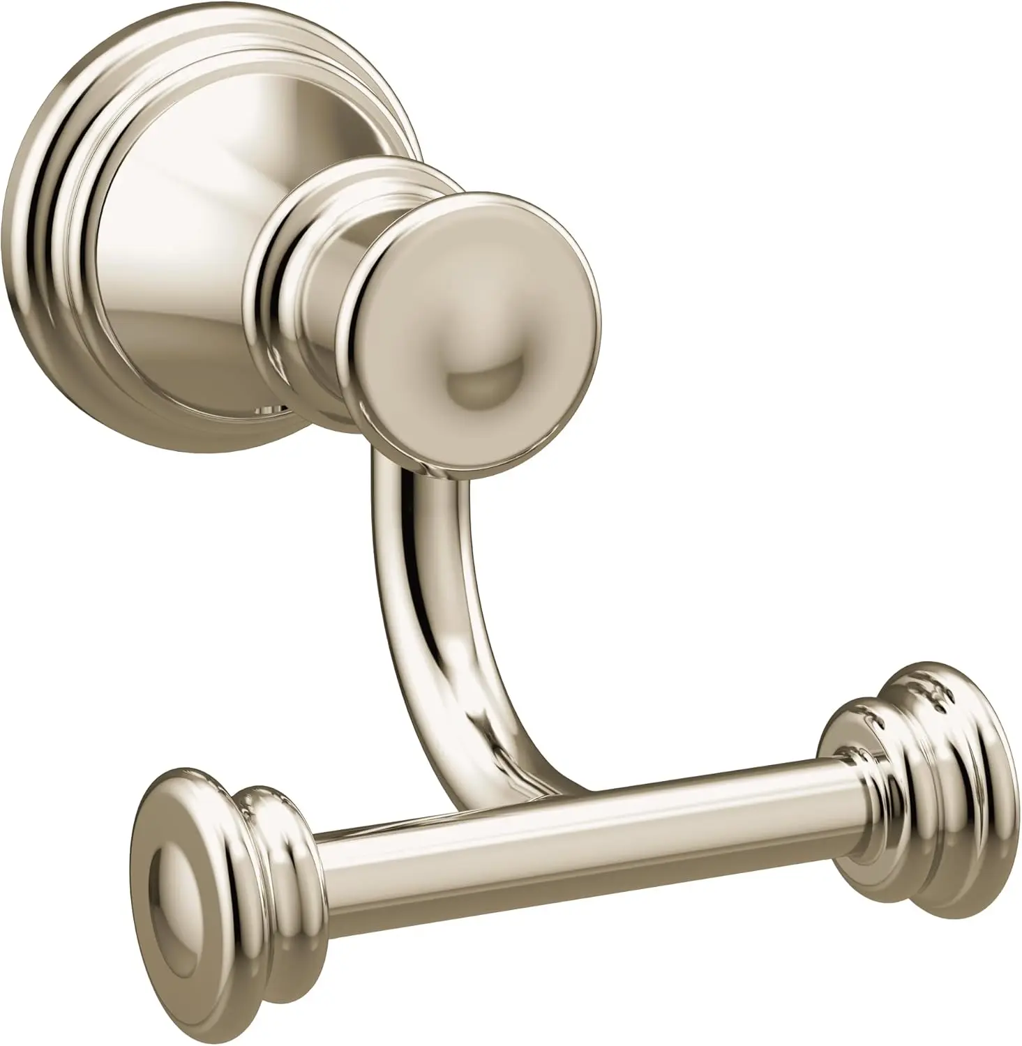

YB6403NL Belfield Double Robe Hook, Polished Nickel