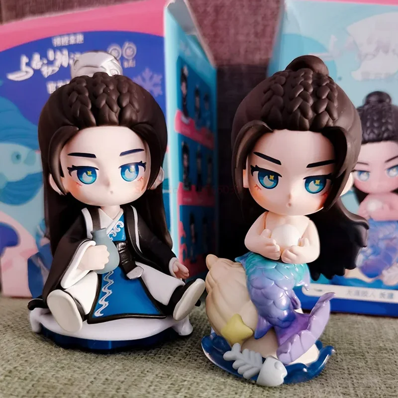 Подлинная синяя шепот лиса Ji Yunhe Dilraba Русалка Changyi Jialun Lisu Luo Jinsang Xue Sanyue экшн-фигурка Модель Кукла игрушка