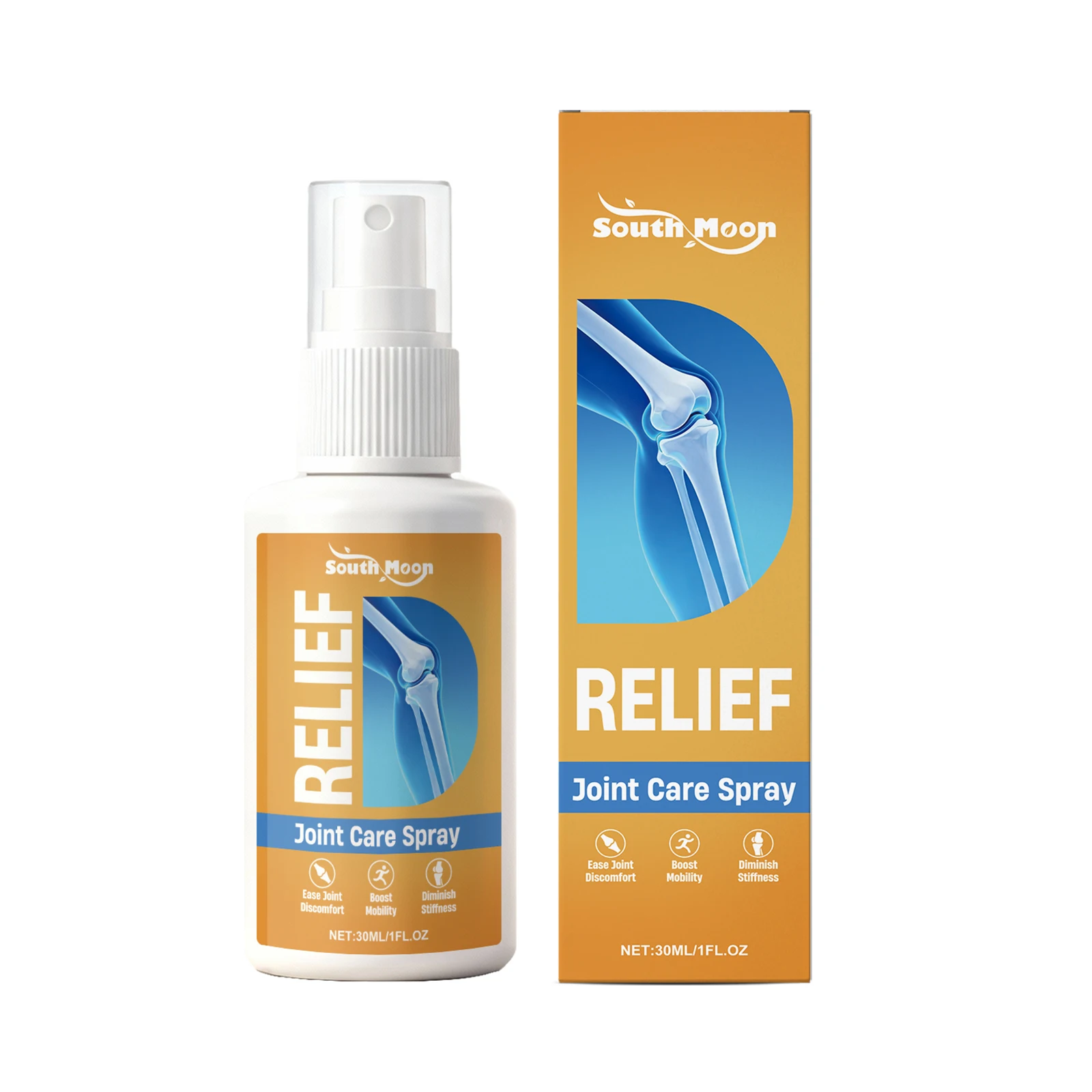 Joint Care Spray Relieves Joint Discomfort Muscle Soreness Restores Joint Flexibility Refreshing Cool Feeling Non‑Greasy 30ml